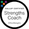 Certification logotype for Gallup Certified Strengths Coach