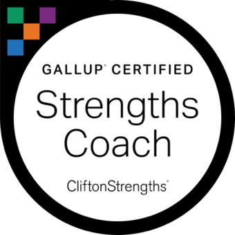Certification logotype for Gallup Certified Strengths Coach